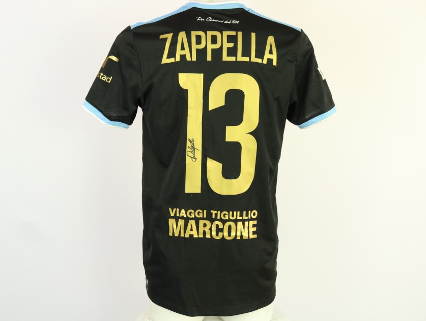 Zappella's Unwashed Signed Shirt, Pescara vs Virtus Entella 2024