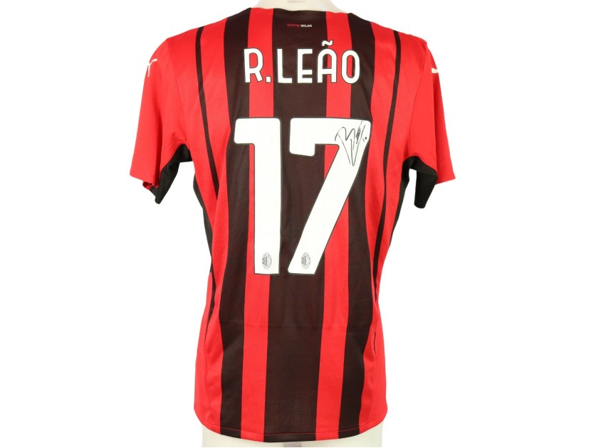 Rafa Leao's Milan Signed Match Shirt, 2021/22 