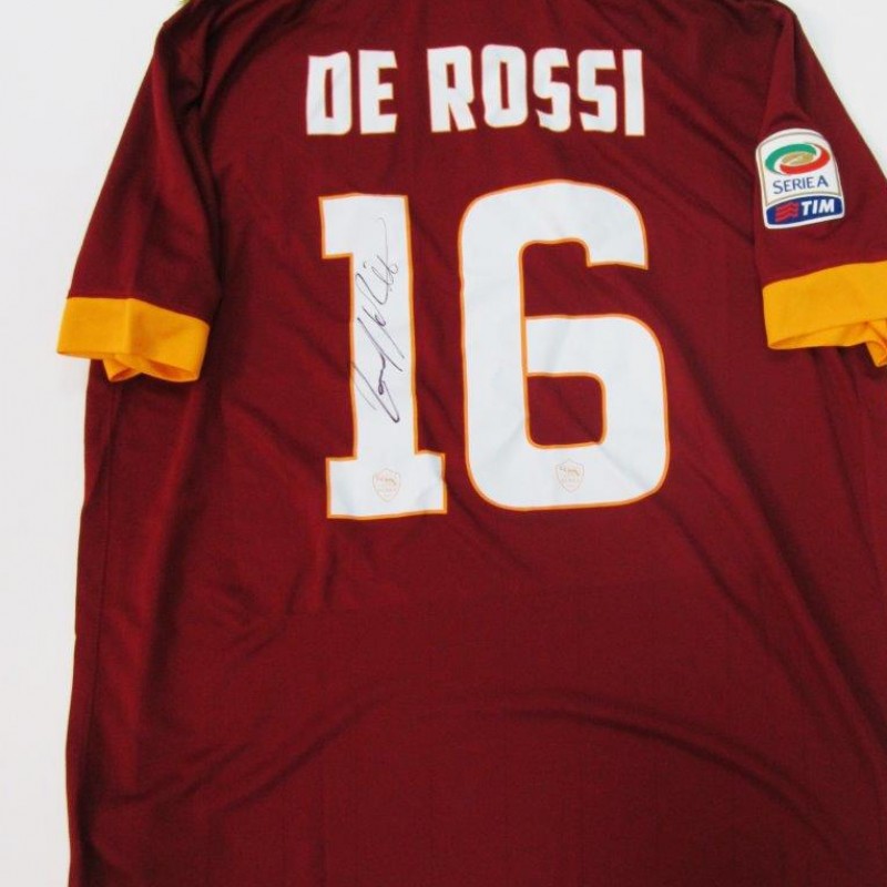 De Rossi Roma fanshop shirt, Serie A 2014/2015 - signed