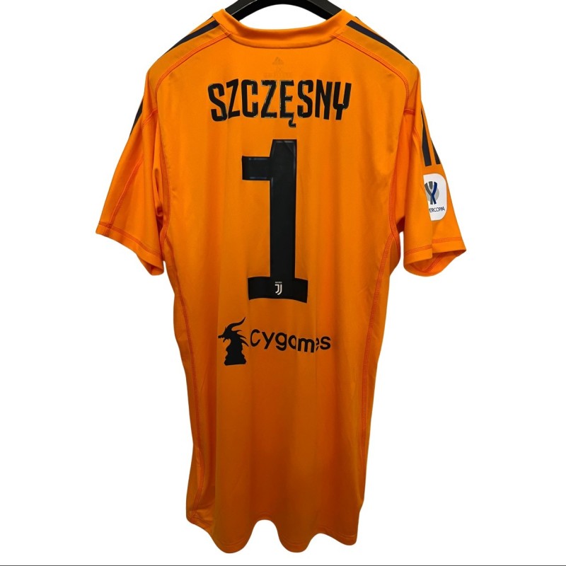 Szczęsny's Match-Issued Shirt, Juventus vs Milan Supercup 2019