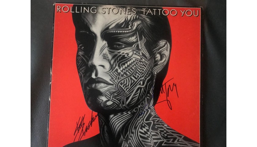 The Rolling Stones Signed Tattoo You Vinyl LP 