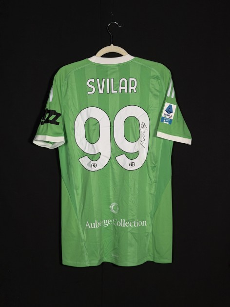 Svilar's Roma Signed Official Shirt, 2025/26