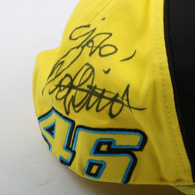 Yamaha official cap, signed by Valentino Rossi - CharityStars