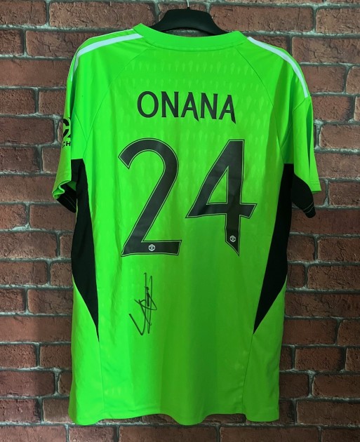Maglia firmata da André Onana per il Manchester United 2023/24