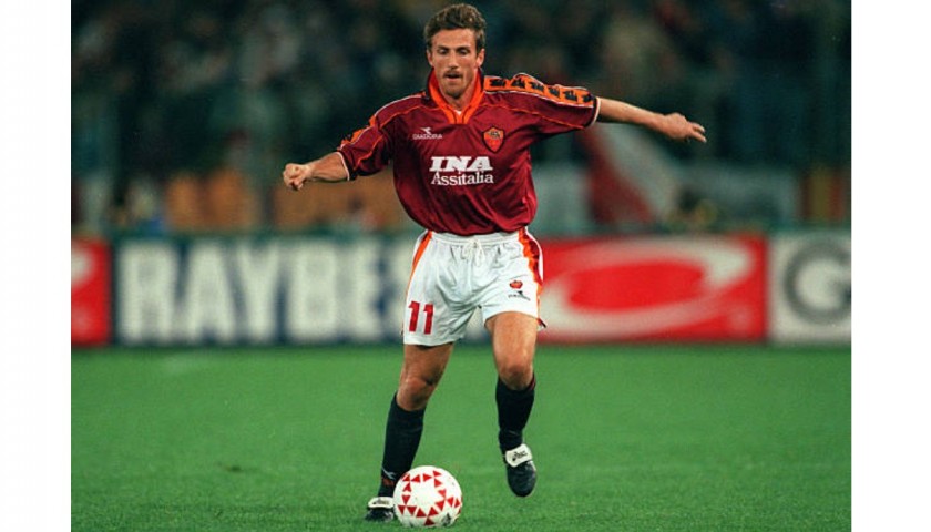 Maglia Totti Roma, 1998/99 - Autografata e incorniciata - CharityStars