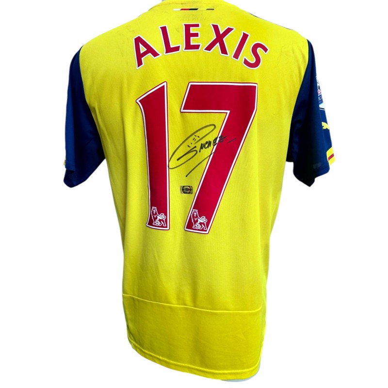 Alexis Sanchez's Arsenal Signed Official Shirt, 2014/15