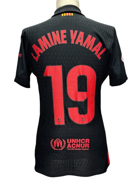 Lamine Yamal's Unwashed Shirt, Girona vs Barcelona 2024