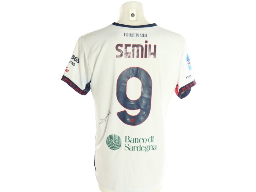 Semih's Signed Unwashed Shirt, Pisa vs Cagliari 2026