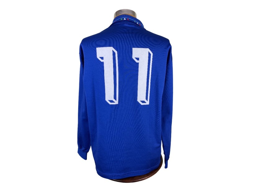 Signori's Italy 1994 World Cup Qualifier Match Shirt, vs Malta