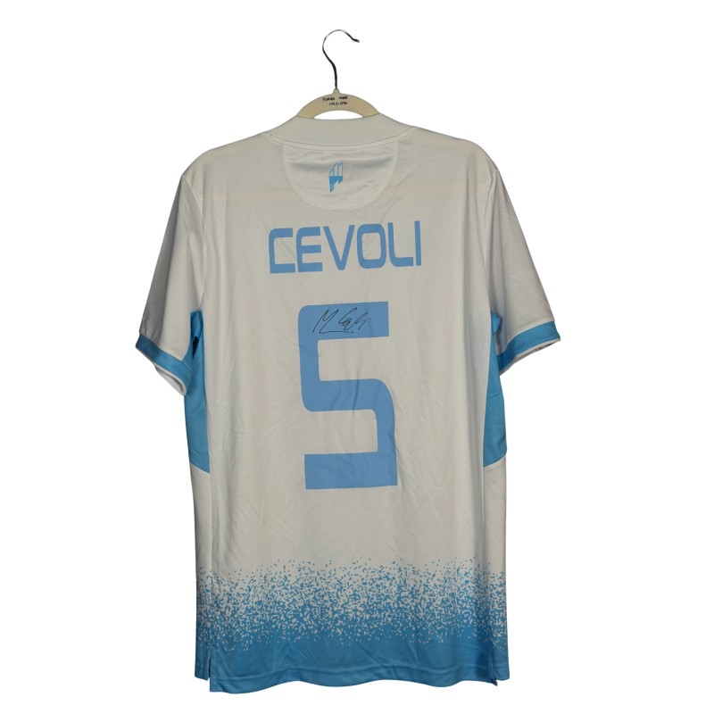 Cevoli's Signed Unwashed Shirt, San Marino vs Andorra 2026
