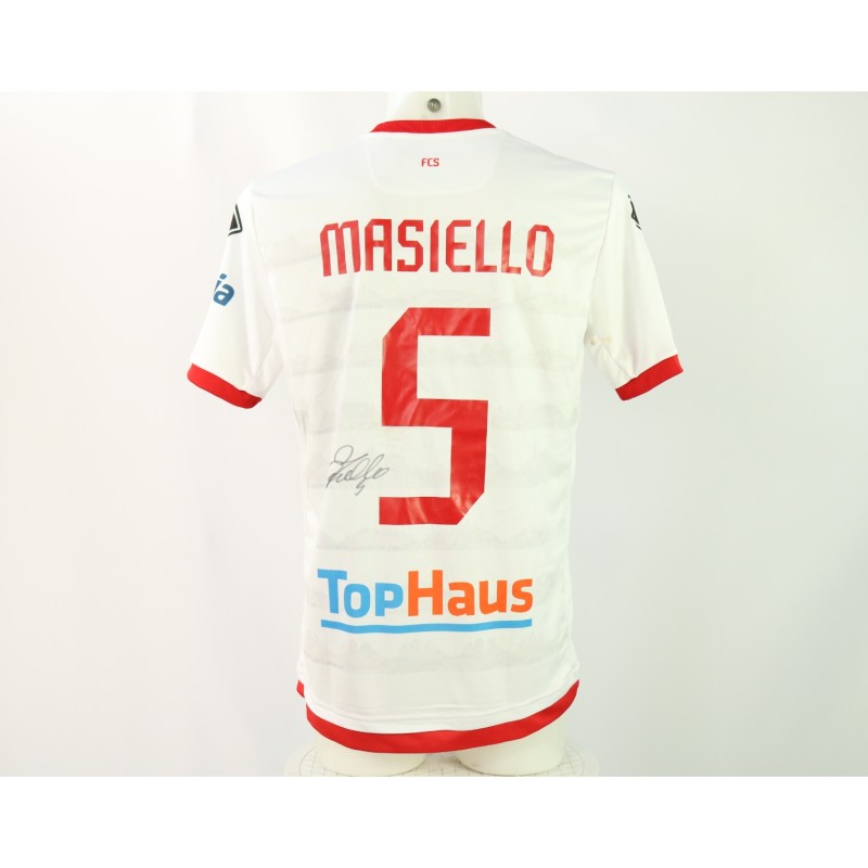 Masiello's Signed Unwashed Shirt, Sudtirol vs Cremonese 2024