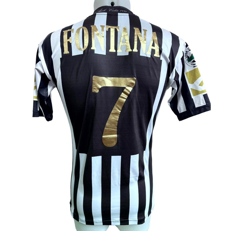 Fontana's Ascoli Match Worn Shirt, 2006/07