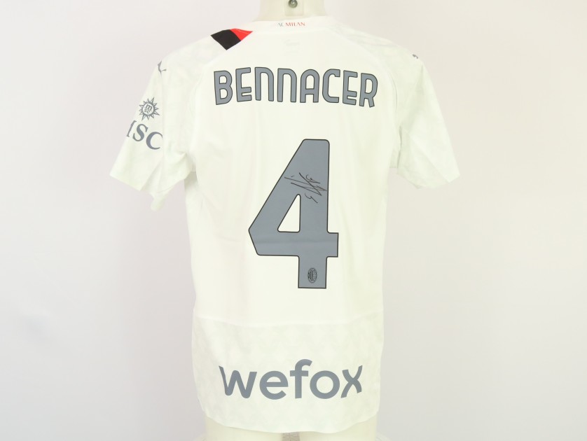 Bennacer's Signed Match Worn Shirt, Verona vs AC Milan 2024 