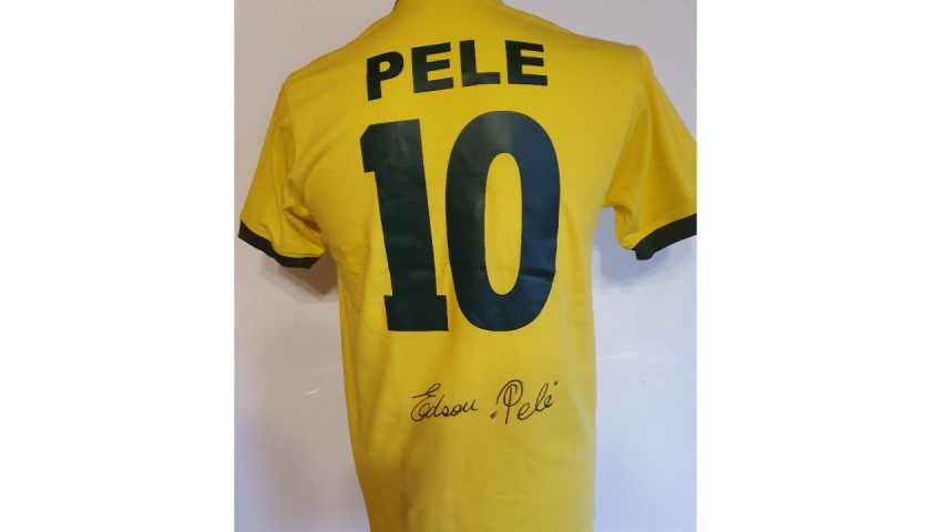 Pelè's Brasil Signed Shirt