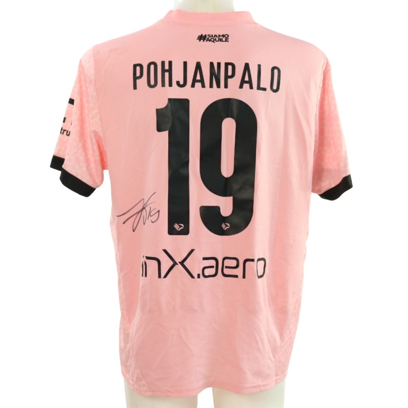 Pohjanpalo's Signed Unwashed Shirt, Cesena vs Palermo 2025