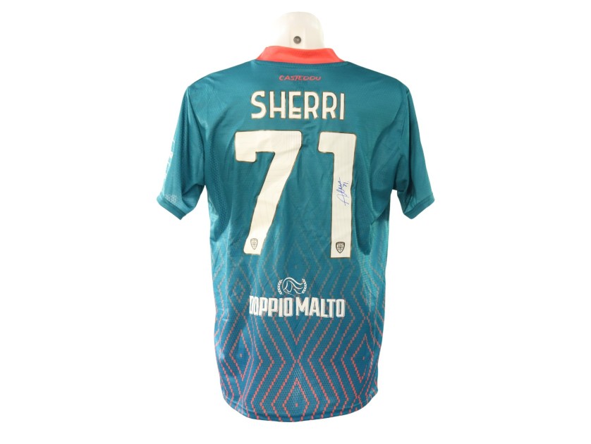 Sherri's Signed Unwashed Shirt, Cagliari vs Milan 2024