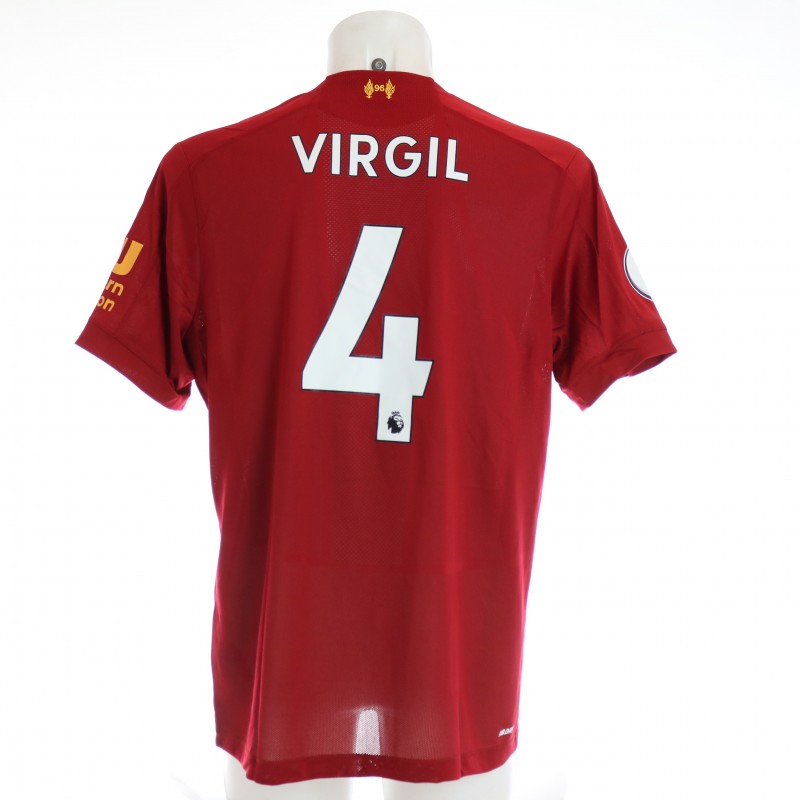 Maglia Van Dijk Liverpool FC in edizione limitata, 2019/20 – preparata ed autografata
