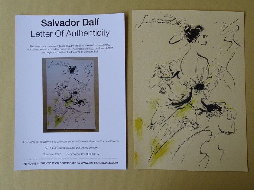 Salvador Dalì  (Attributed) Drawing