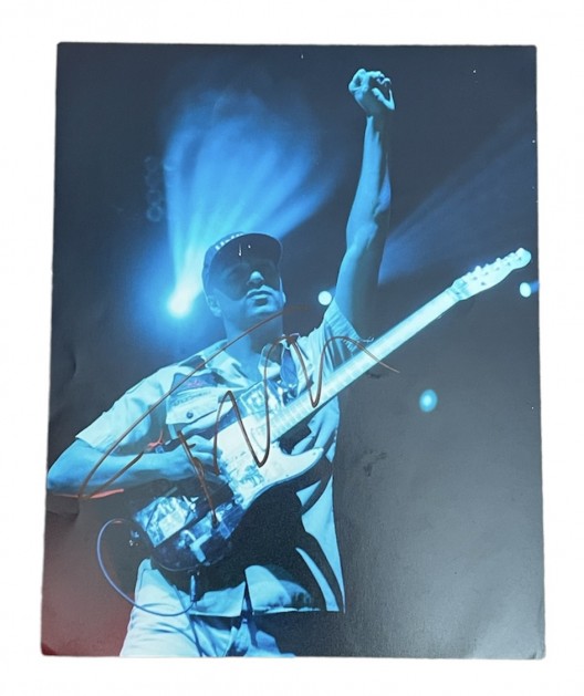 Tom Morello of Rage Against the Machine's Signed Photograph