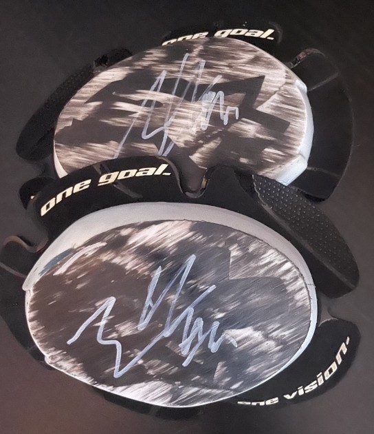 Knee Sliders Signed by LCR Honda Castrol Pilot and COTA Race Winner, Alex Rins 