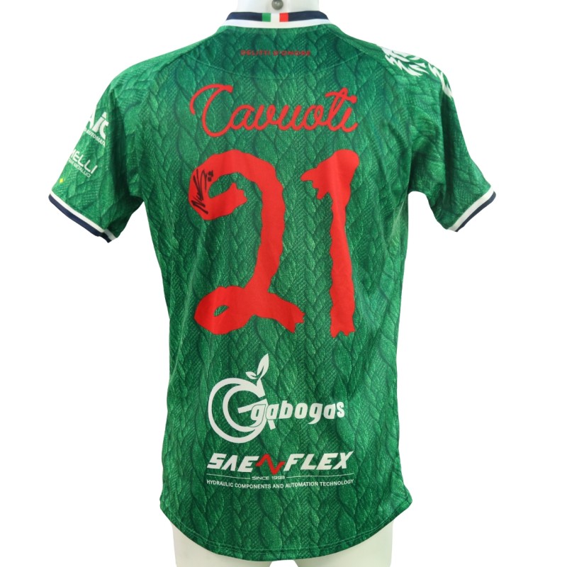 Cavuoti's Signed Unwashed Shirt, "Special Edition" Feralpisalò vs Triestina 2024