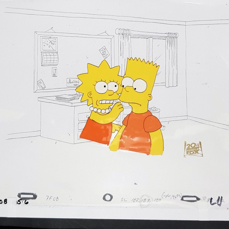 The Simpsons Original Production Cel 