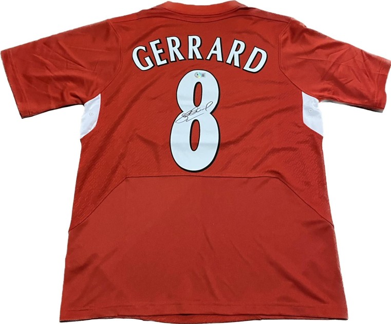 Steven Gerrard's Liverpool FC 2005 Signed Replica Shirt