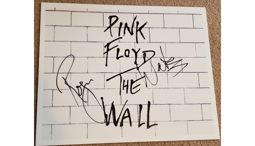 “The Wall” Poster Hand Signed by Pink Floyd’s Roger Waters