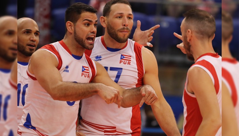 Official FIVB Volleyball Signed by the Puerto Rican National Volleyball Team