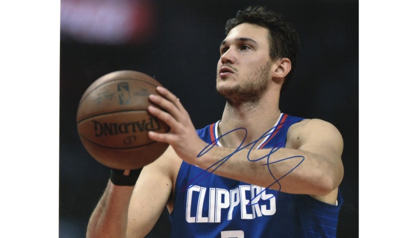 Photograph Signed by Basketball Star Danilo Gallinari