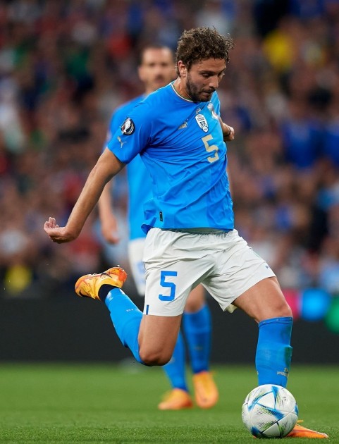 Locatelli's Match Shorts, Italy-Argentina 2022