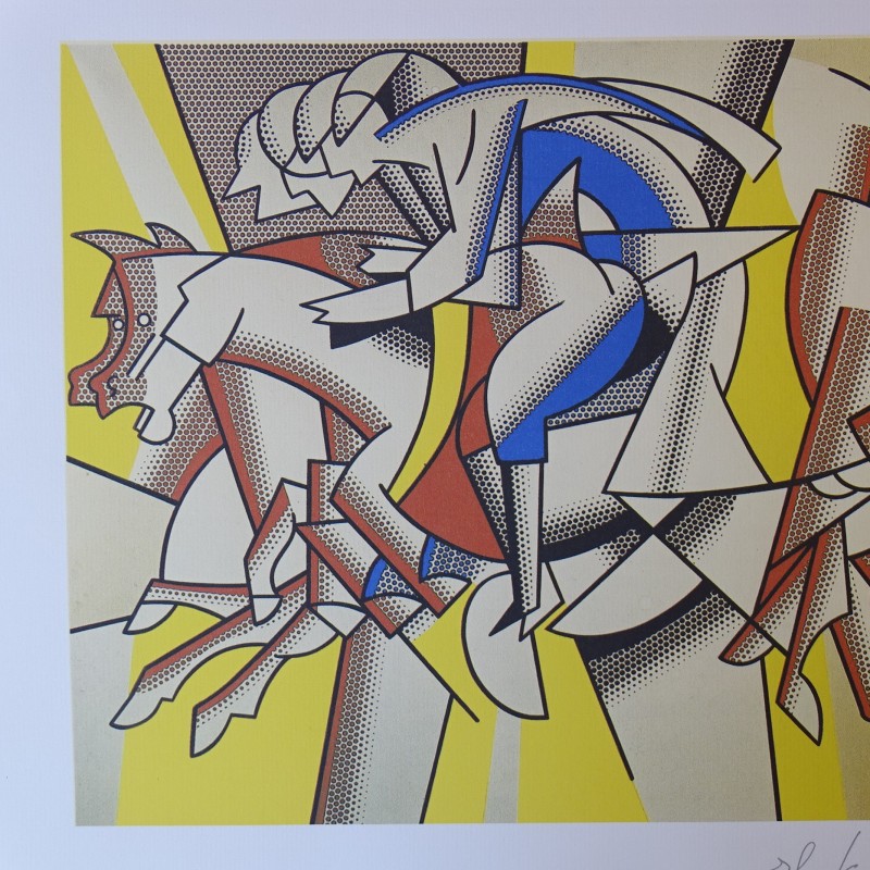 Roy Lichtenstein "The Red Horsemen"