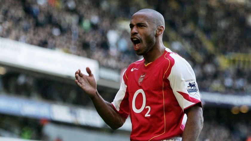 Maglia Ufficiale Henry Arsenal, 2005/06 - Autografata