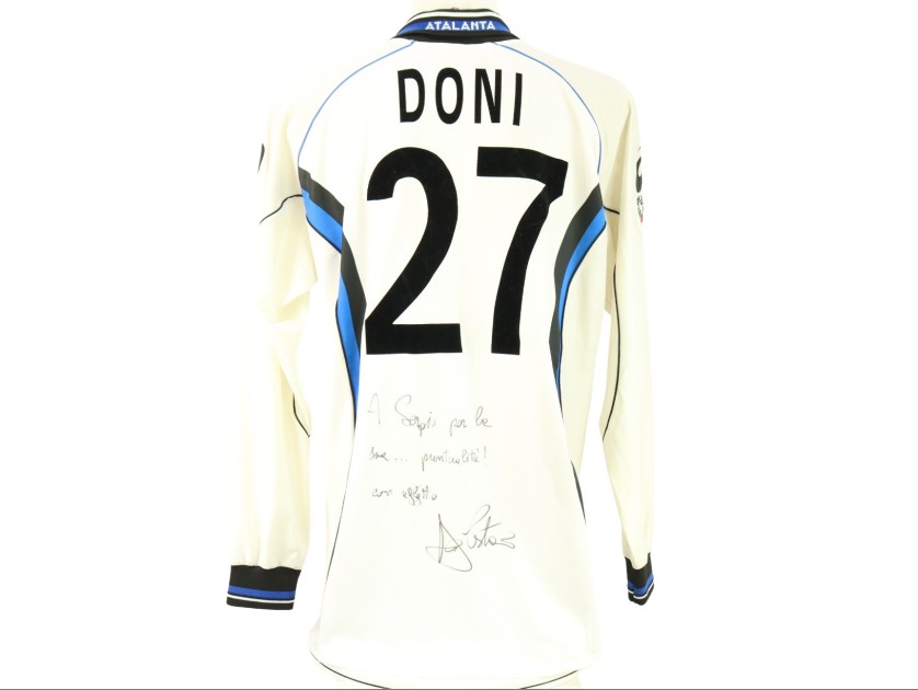 Maglia ufficiale Doni Atalanta, 2001/02 - Autografata