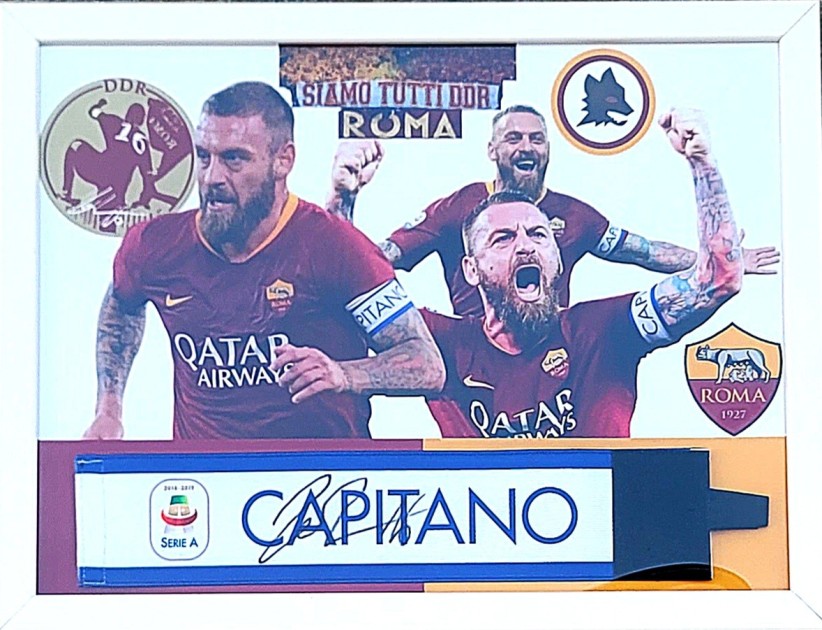 Serie A Captain's Armband, 2018/19 - Worn and Signed by Daniele De Rossi