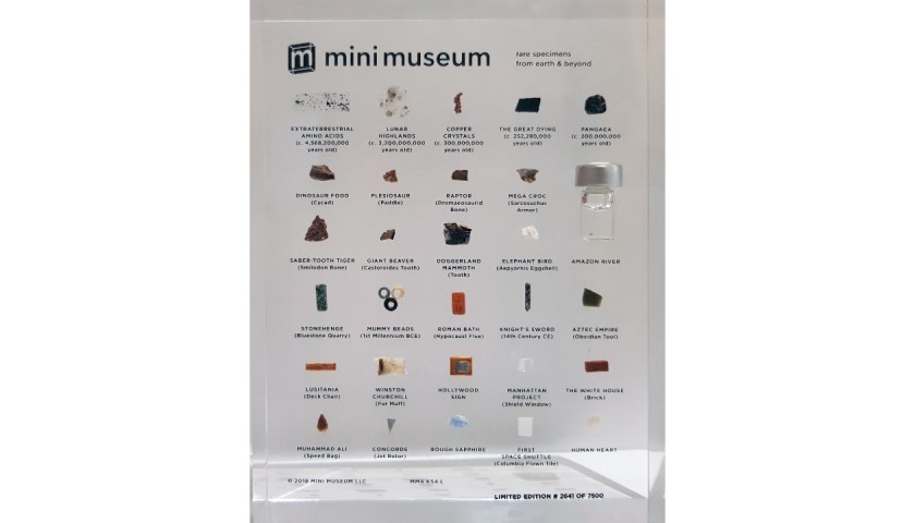 Limited Edition Mini Museum with 29 Specimens 