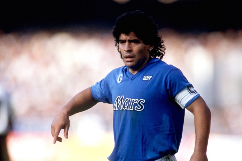 Maradona's Napoli Shirt, Issued/Worn 1989/90