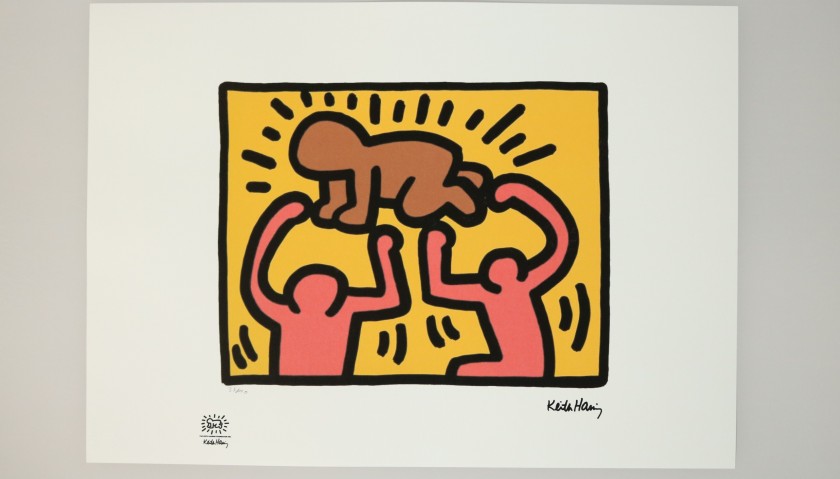 Keith Haring Signed Lithograph 