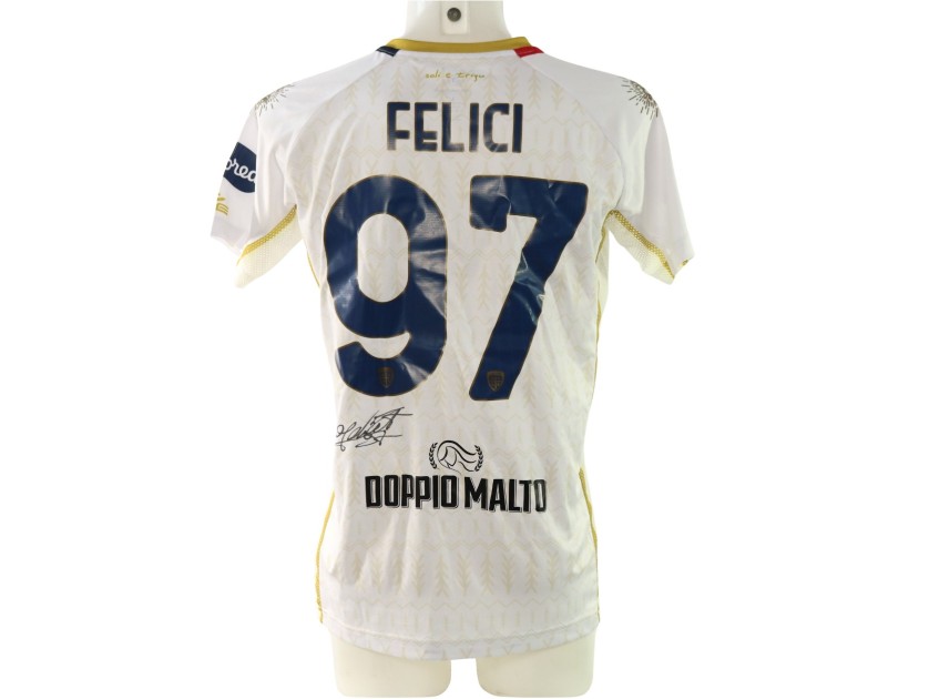 Felici's Venezia vs Cagliari Signed Unwashed Shirt, 2024