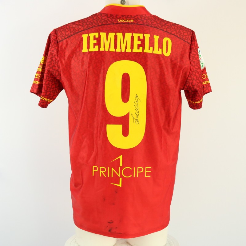 Iemmello's Unwashed Signed Shirt, Cosenza vs Catanzaro 2024