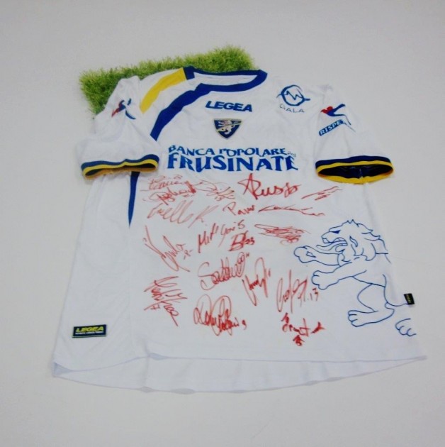 Pigliacelli Frosinone match worn/issued shirt, Serie B 2014/2015 - signed
