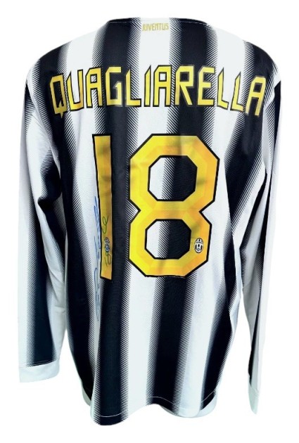 Quagliarella's Juventus Signed Match-Issued Shirt, 2011/12