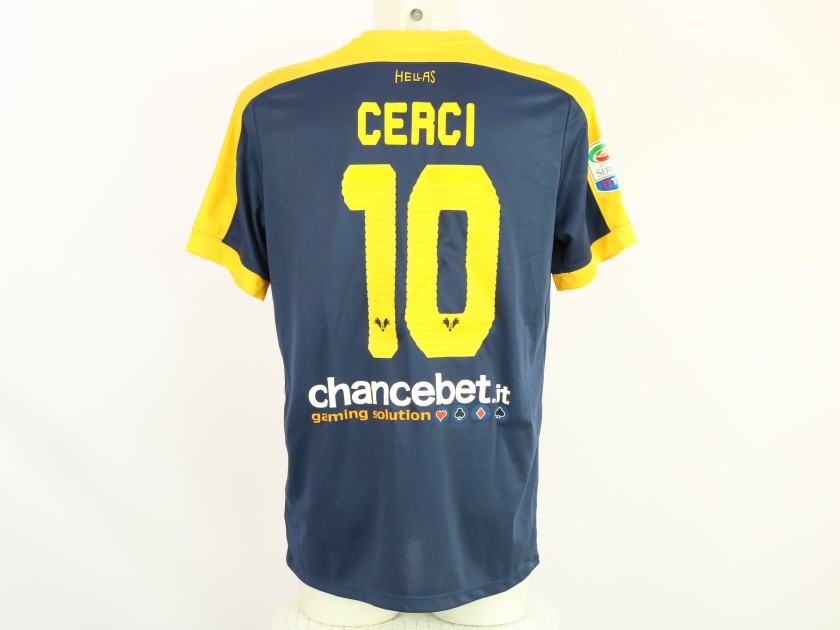 Cerci's Hellas Verona Issued Shirt, 2017/18