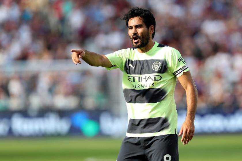 Maglia ufficiale Gundogan Manchester City, 2022/23 - Autografata