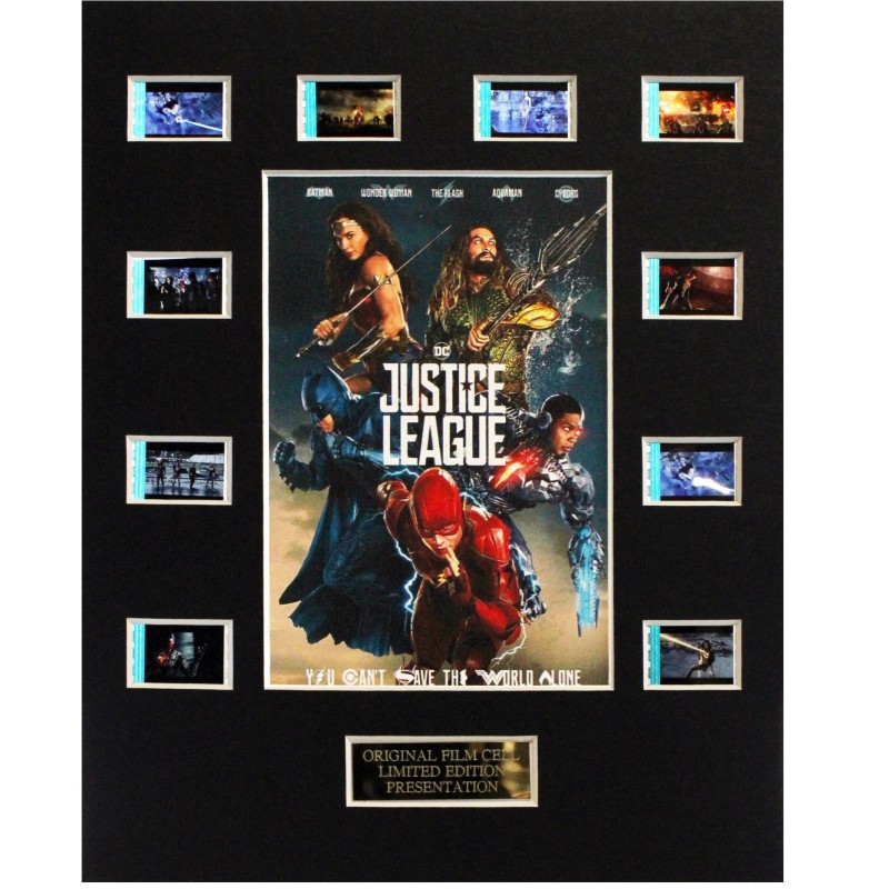 Maxi Card con frammenti originali della pellicola Justice League 