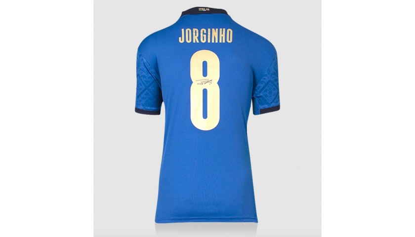 Jorginho Italy 2020-21 Signed Shirt