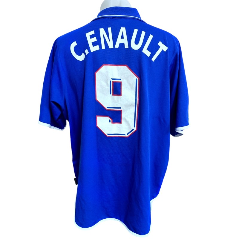 C. Enault's France U17 Match-Issued Shirt, 2000/01