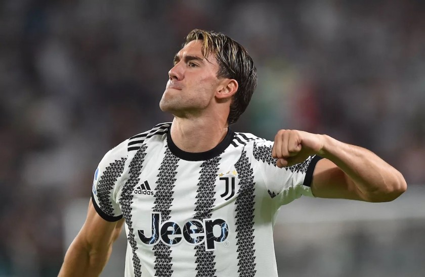 Maglia gara Vlahovic Juventus, 2022/23