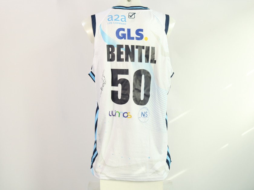 Bentil's Signed Match-Worn Kit, Napoli Basket vs Venezia 2024