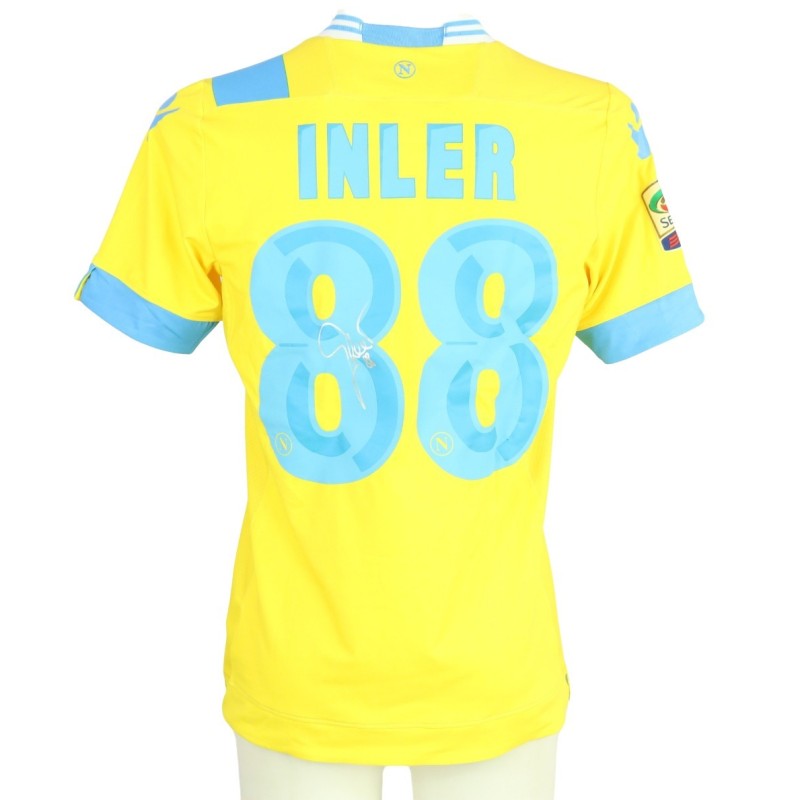 Inler's Napoli Signed Match-Issued Shirt, 2013/14